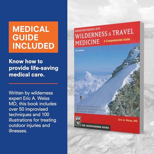 Adventure Medical Kits Pro Series Emergency Medical Kit - Guide I - First Aid Backcountry Medical Kit with C-Splint, CPR M...