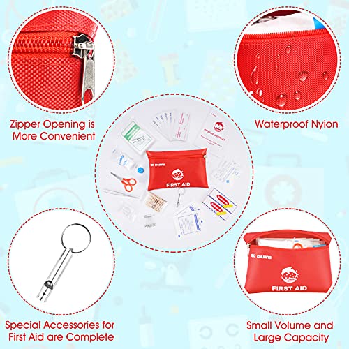 Small Travel First Aid Kit - 87 Piece Clean, Treat and Protect Most Injuries,Ready for Emergency at Home, Outdoors, Car, C...