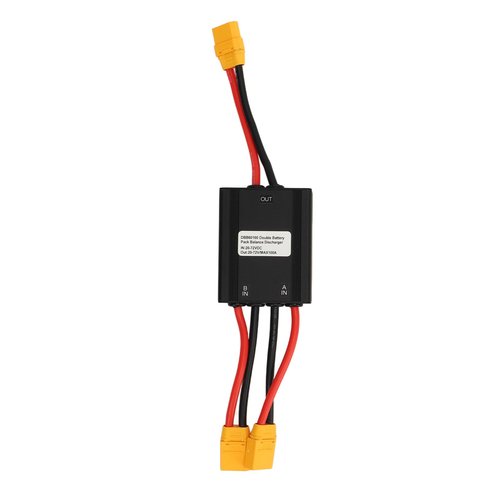 VGEBY Electric Dual Battery Connector Adapter, Interface Dual Battery Parallel Module Adapter Discharge Balancer (100A)