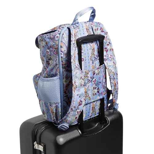 Vera Bradley Recycled Lighten Up Reactive Daytripper Backpack, Provence Paisley Stripes