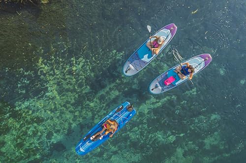 Pelican Boracay Premium Inflatable Stand Up Paddle Board - 3 Pieces SUP Paddle - Accessories, Leash, Hand Pump & Carry Bag...