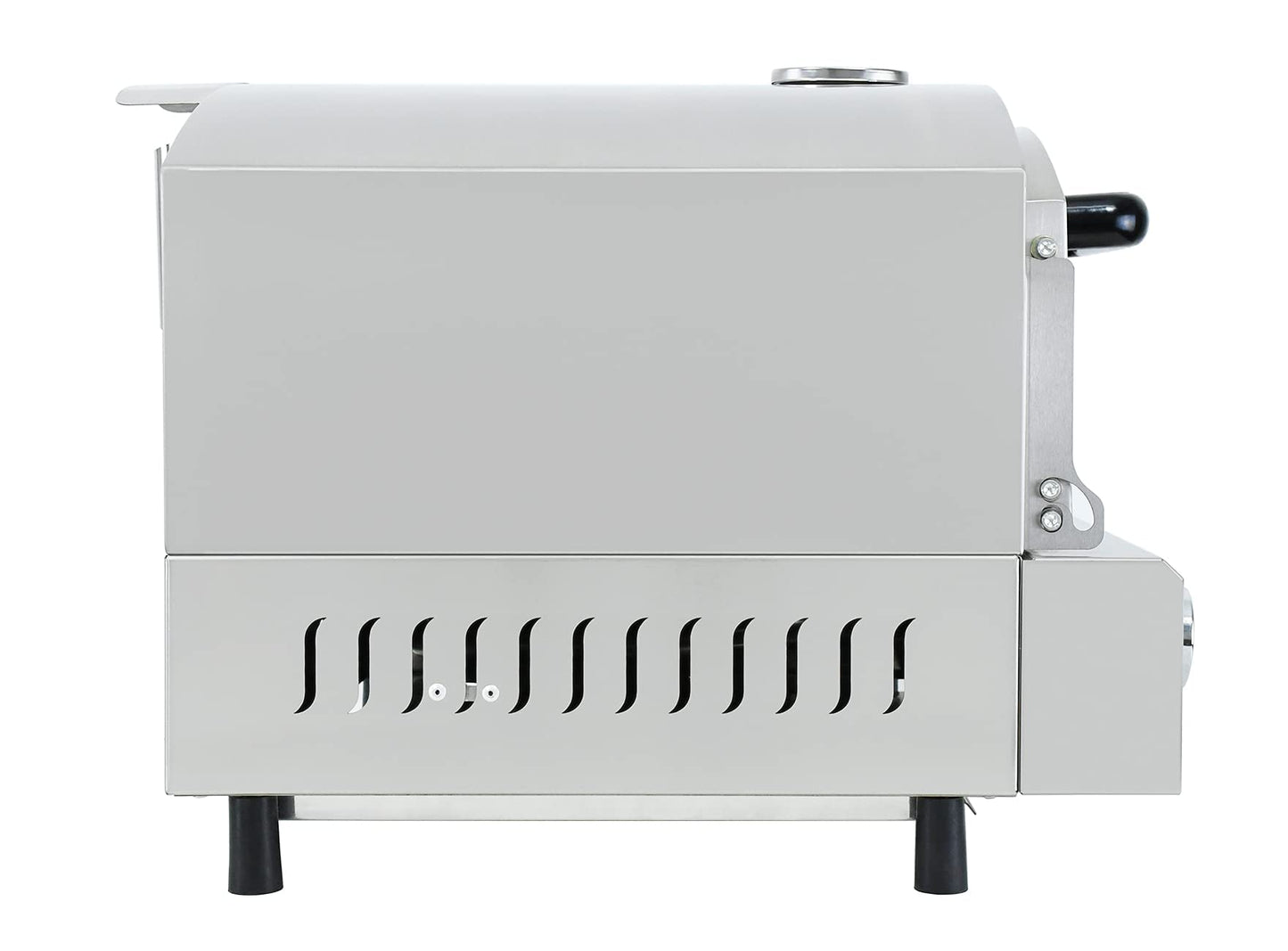 BNDHKR Gas Pizza Oven Countertop Stainless Steel Pizza Maker with 12 Inch Round Pizza Stone Portable Pizza Stove for Party Outdoor Cooking Commercial/Home