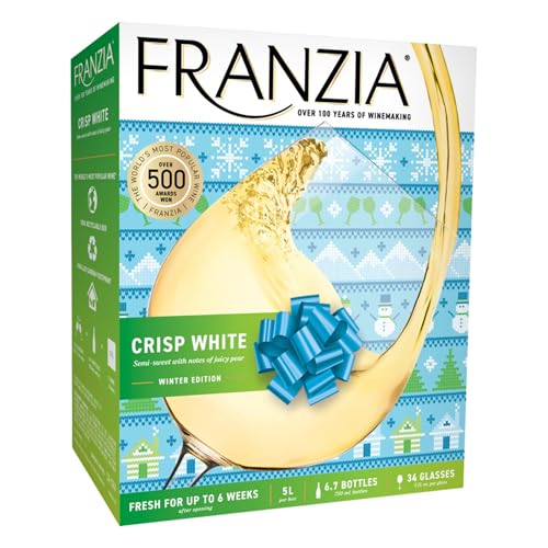 Franzia Crisp, White Wine, 5 Liters