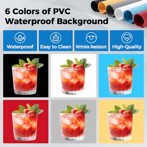Photo Light Box, 12/16/20/24/32 Inch Photography Light Box with CRI>95 120 Light Beads. Dimmable Shooting Tent Kit with Wh...