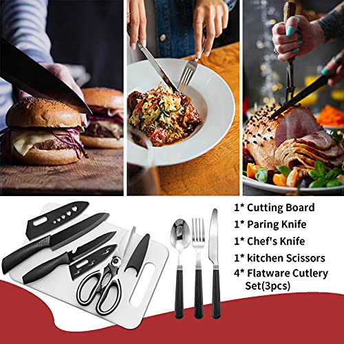 Portable Camping Kitchen Utensil Set-27 Piece Cookware Kit, Stainless Steel Outdoor Cooking and Grilling Utensil Organizer...