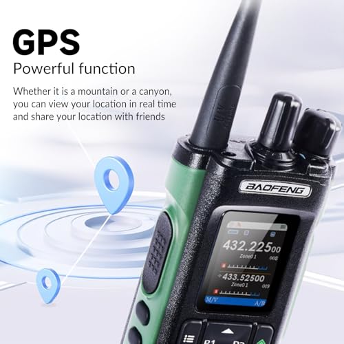 BAOFENG UV-32 UV32 10W Ham 2 Way Radio GPS One-Key Frequency Matching Writing Frequency APP Satellite Positioning Type-C U...