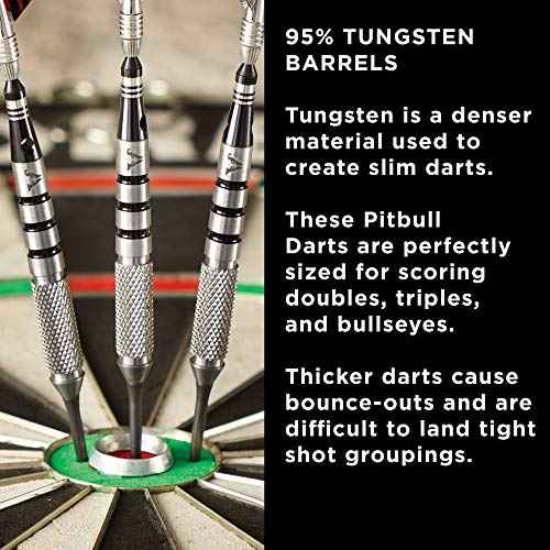 Viper Blitz 95% Tungsten Steel Tip Darts with Storage/Travel Case
