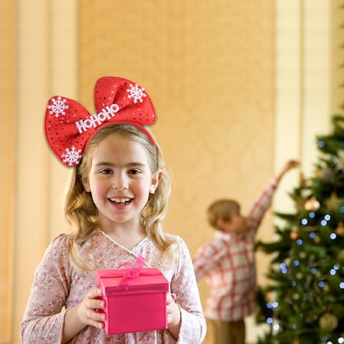 SEVEN STYLE 12 PCS Holiday Headbands,Cute Christmas head hat toppers,Great Fun and Festive for Christmas Party Favors Holi...