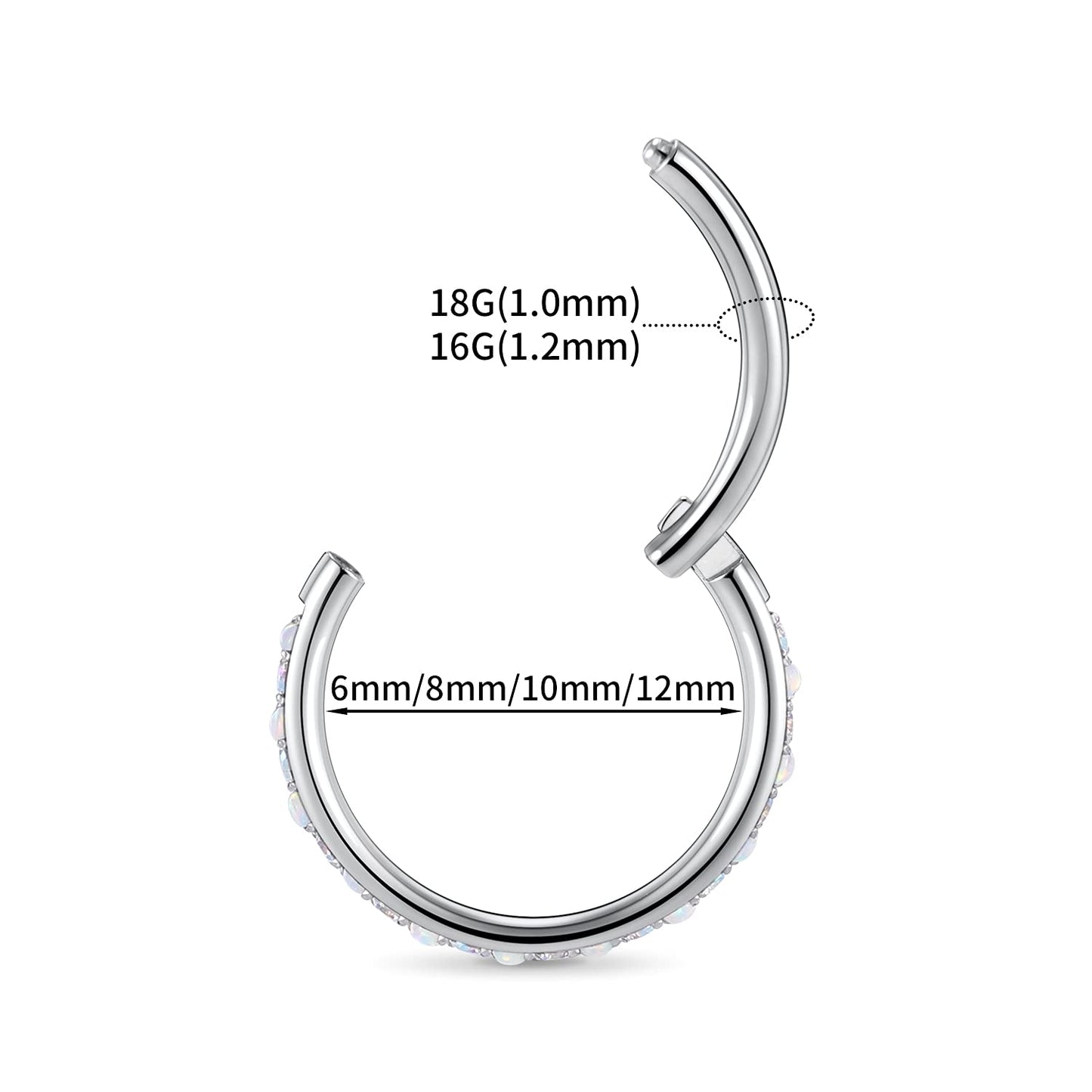 16g Nose Rings Cartilage Earring Hoop Helix Earrings Forward Helix Earring Nose Ring Hoop Tragus Earring Daith Earrings Rook Ear