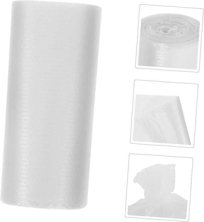 TOYANDONA 10 Rolls Small Disposable Trash Bags PE Rubbish Organizers for Desktop Garbage Can Home Office Kitchen Leak-resistant Waste Liners