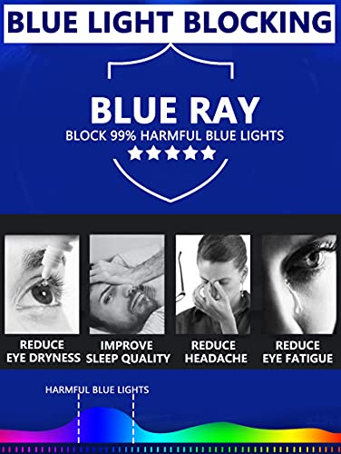JJWELL 3 Pack Blue Light Blocking Reading Glasses for Women, Anti Eyestrain/Computer Glare UV 400 Filter Readers with Spri...