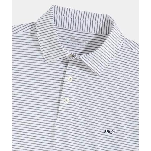 vineyard vines Mens Bradley Stripe Sankaty Polo