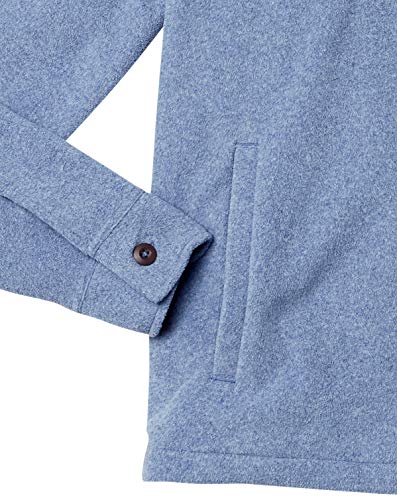 Amazon Essentials Mens Long-Sleeve Polar Fleece Shirt Jacket for Winter