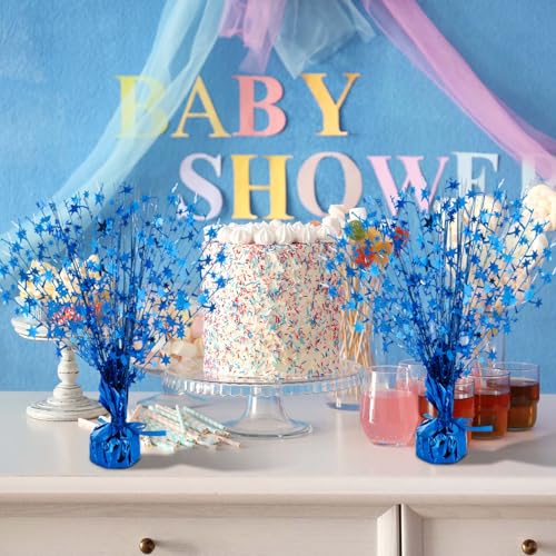 Crowye 3 Pieces Metallic Foil Spray Centerpiece Halloween Party Star Table Decoration Burst Centerpieces Fall Table Decor ...