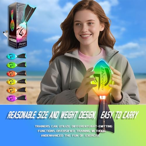 Latest Light Up Football-Glow in The Dark Ball-Rechargeable-Vibration color change-Outdoor Sports Birthday&Summer Gifts fo...