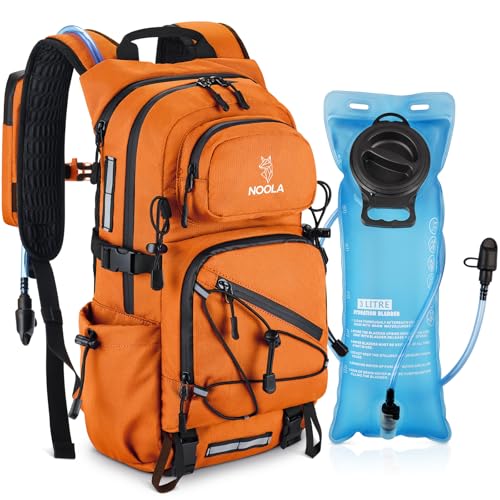 NOOLA Hydration Backpack with 3L Water Bladder, 22L / 25L Water Backpack for Hiking Cycling Biking, Lightweight Hiking Pack