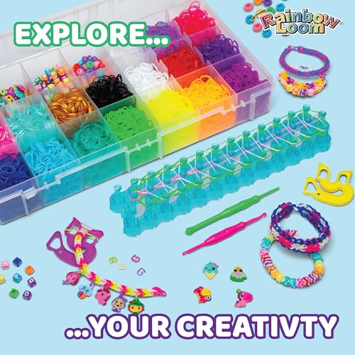 Rainbow Loom® Loomi-Pals™ MEGA Set, Features 60 Cute Assorted LP Charms, The New RL2.0, Happy Looms, Hooks, Alpha & Pony B...