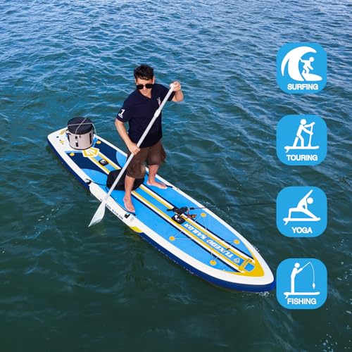 Tuxedo Sailor Kids Inflatable Paddle Board Lightweight and Safe Fishing Stand Up Paddle Board for Adults with Accessories