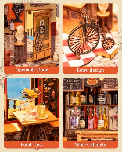 Rolife DIY Miniature House Kit for Adults, Mini Wooden Dollhouse Kit, Tiny House Diorama Building Kits-Birthday Christmas ...