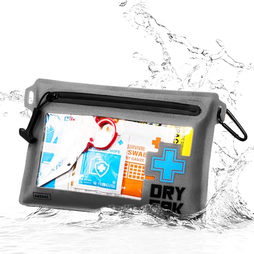 EVERLIT Ultralight Waterproof First Aid Kit, Boat First Aid Kit, Marine Medical Kit for Boating, Kayak, Backpacking, Hikin...