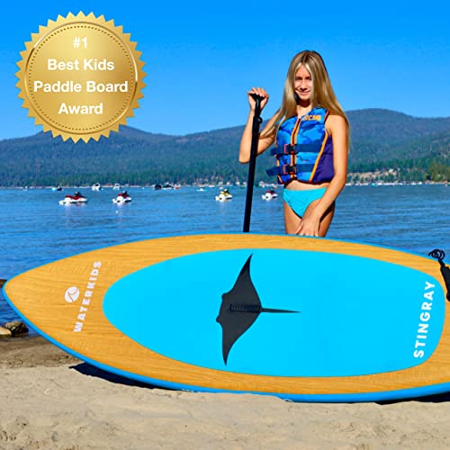 Waterkids Paddle Boards for Kids and Adults, Inflatable Stand Up Paddle Board Packages for Families