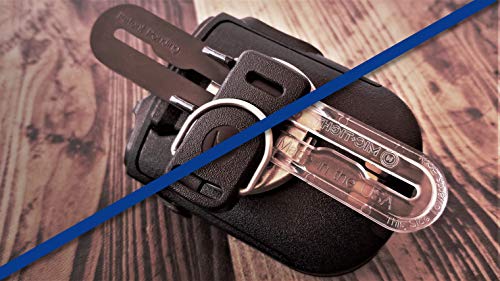 Mic+Tight The Police Mic Clip Tactical Portable Radio Mic Clip for Uniforms or Bullet-Proof Vest Carriers | Black