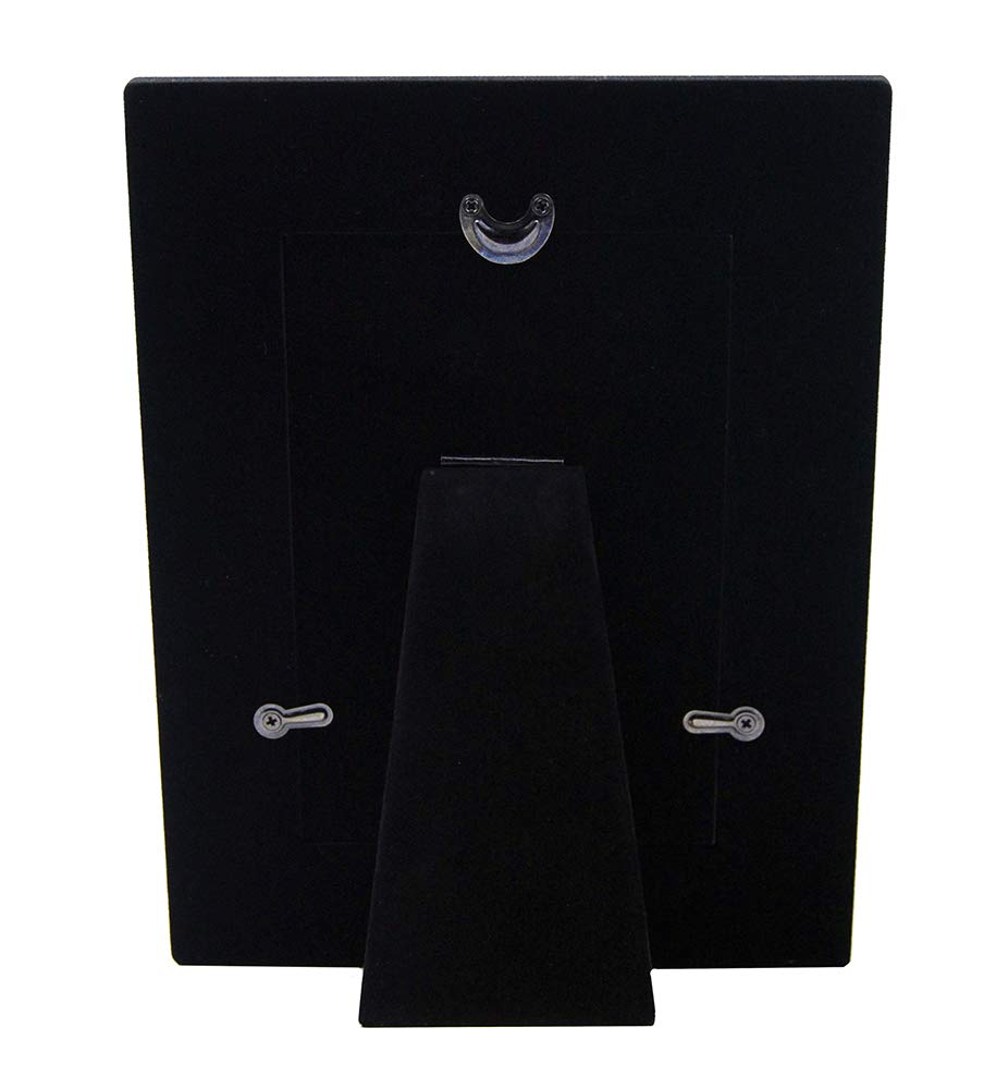 Haysom Interiors Beautiful Two Tone Silver Plated 25th Anniversary 4" x 6" Picture Frame with Black Velvet | Unique and Thoughtful Gift Idea