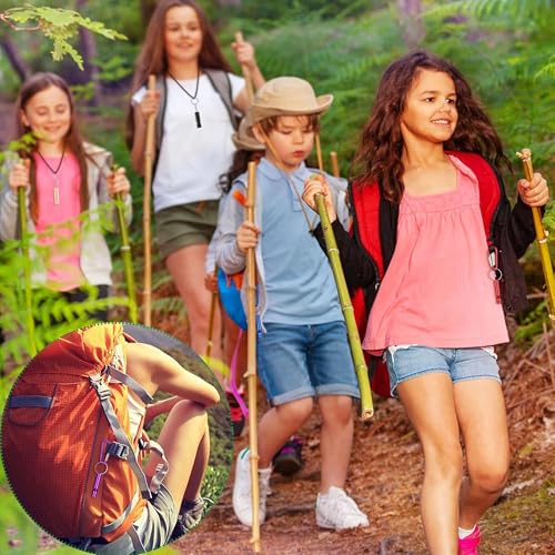 Set of 5 Extra Loud Whistles for Camping Hiking Hunting Outdoors Sports and Emergency Situations, Sturdy but Light Alumini...