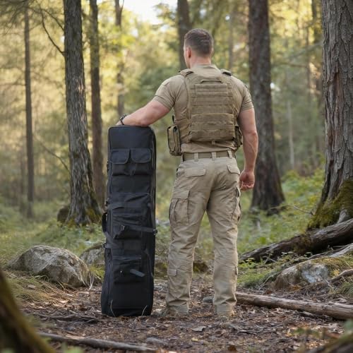 yuzhiyuan Fishing & Tactical Universal Bag - 600D Waterproof Oxford Fabric, Durable, Multi-Storage Pockets for Well-Protec...