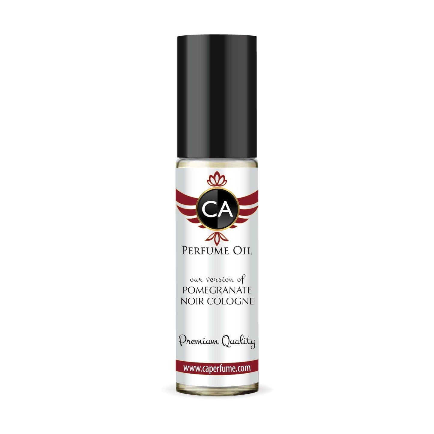CA Perfume Impression of Pomegranate Noir Cologne Unisex Fragrance Oil Aromatic Fruity Scent Long Lasting Perfumes for Women & Men Travel Size TSA Ready Mini Parfum Body Oil Roll-on 0.33 Fl Oz 10ml