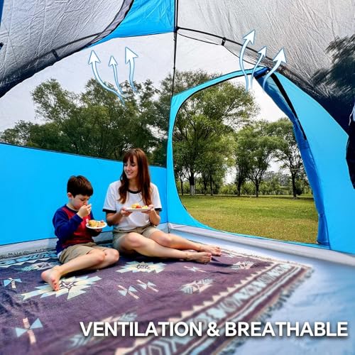 JELUCAMP 1/2/4/5/6 Person Dome Tents for Camping, Lightweight Portable Backpacking Tent, Small Easy Set Up Outdoor Waterpr...