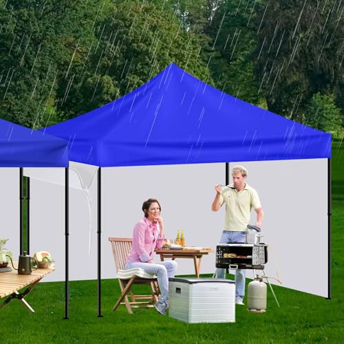 Joramoy 10 Feet Canopy Rain Gutter for Instant Pop Up Canopy, Canopy Tent Drainage Accessory Rain Gutter with Velcro Strap...