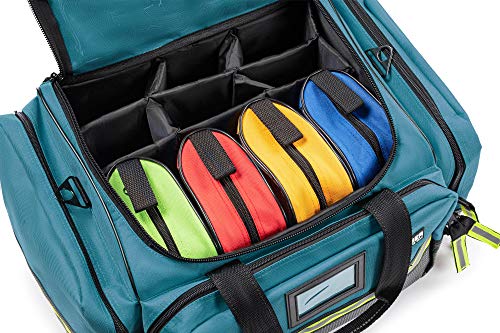 Scherber Fully-Stocked First Responder Professional Advanced EMT/EMS Trauma Kit | HSA/FSA Approved | Reflective Bag w/10+ ...