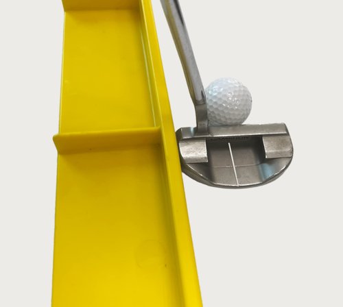 The Putting Arc - MS3 Model - Golf Training Aid Used to Perfect Your Putting and Reduce Your Score! - Practice and Master Your Putting Fundamentals! - Golden Yellow