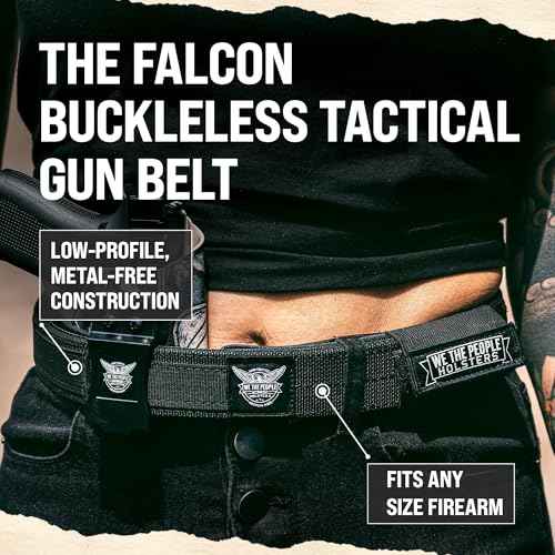 We The People Holsters - Falcon - Buckleless Gun Belt - Tactical Gun Belt for Concealed Carry