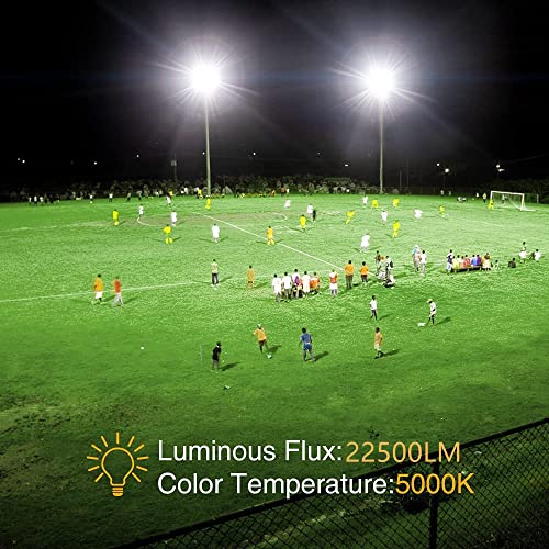 XYCN 200W LED Flood Light 2 Pack, 22500lm Super Bright Security Lights, IP66 Waterproof Outdoor Flood Light, 5000K Dayligh...