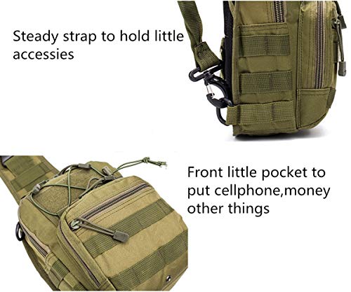 Esbuy Tactical Backpack Outdoor Shoulder Bag Satchel Sling Chest Packs Daypacks