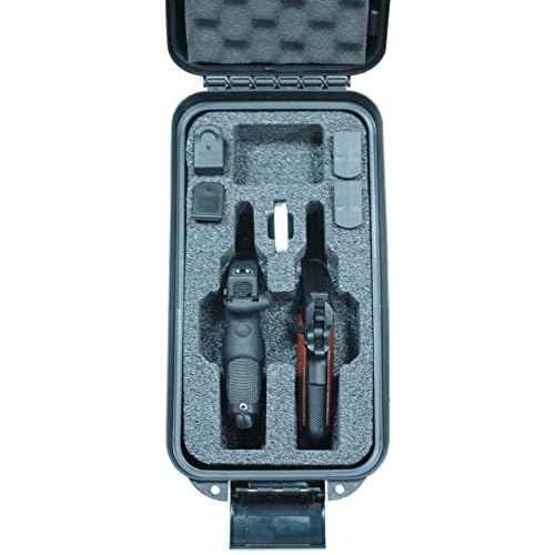 Case Club 2 Revolver/Pistol Pre-Cut Top Loader Case with Silica Gel to Help Prevent Gun Rust