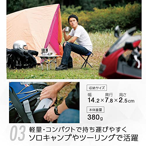 SOTO ST-320 Single Burner, Ultra-thin, 1.0 inch (2.5 cm), Lightweight, Compact, Storage Case, Solo, Camping, Touring, G-St...