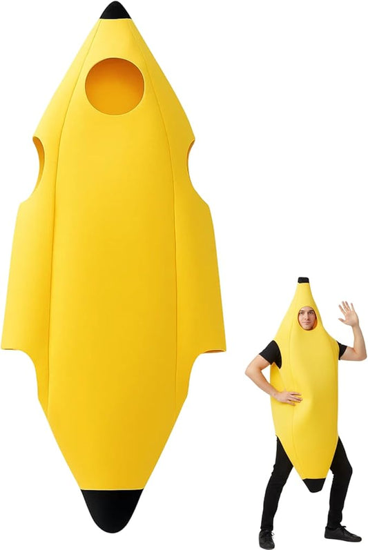 UIRJ Banana Costume, Bannana Costume, Banana Costumes - Funny and Comfortable Outfit for Themed Events, Gatherings, Festiv...