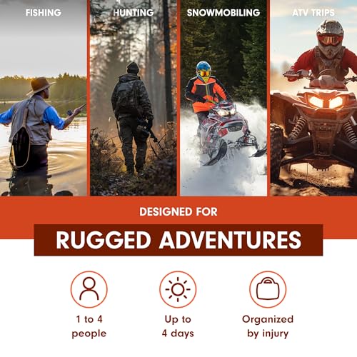 Adventure Medical Kits Sportsman Series Medical Kit - 300 - First Aid Kit for Camping, Hiking, Hunting & More - For 6 Peop...
