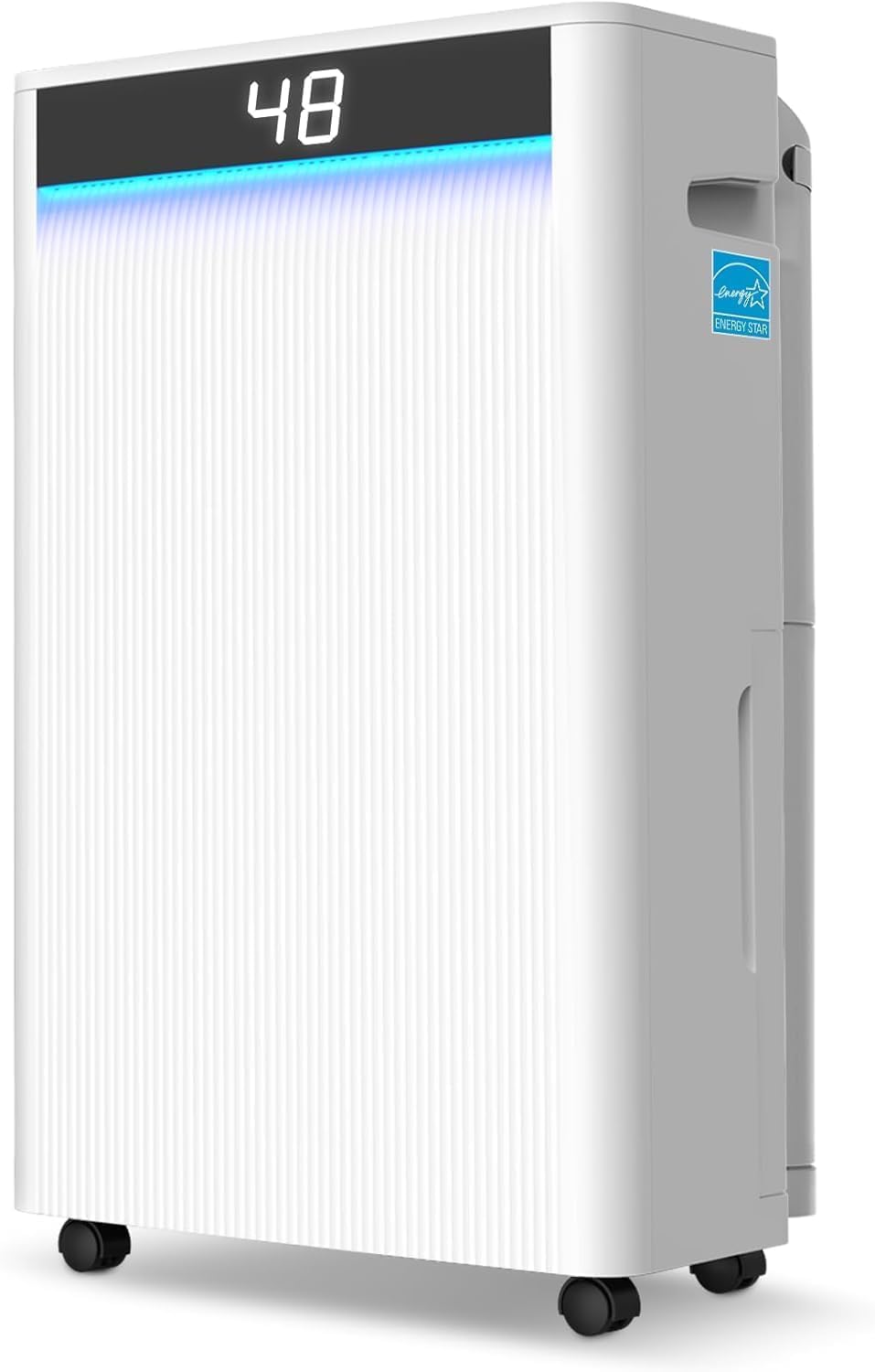 KeepGlad 80 Pint Dehumidifier with Drain Hose, 4,500 Sq.Ft Energy Star Compressor Dehumidifier for Home Basement Bedroom Bathroom Large Room, Intelligent Humidistat, 1.84 Gal Tank, Quiet 40dB