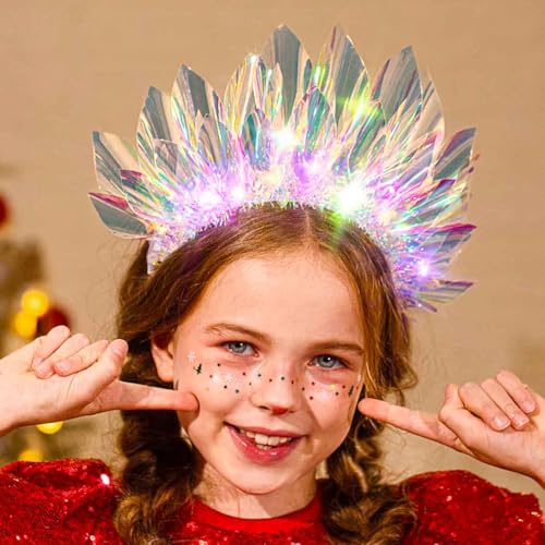 DRESBE Light Up Headband LED Headbands Glow Party Hair Accessories for Girls