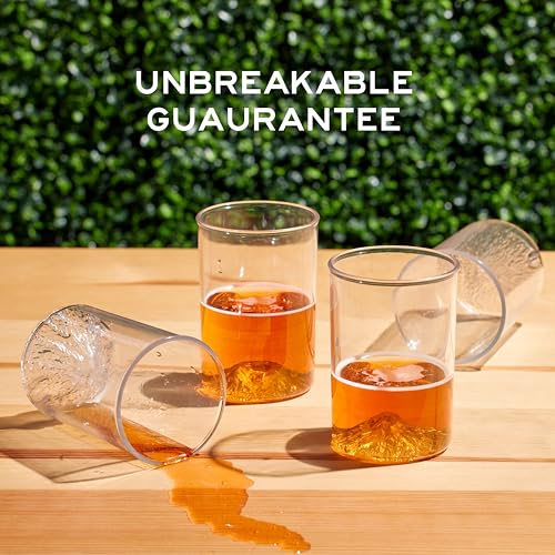 North Drinkware Pacific Northwest Mountain Outdoor Cup Set, 4pc.