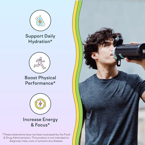 Feel Goods Hydration Hero, Sugar-Free Electrolyte Powder Packets for Daily Hydration - Electrolytes Drink Mix with Magnesi...
