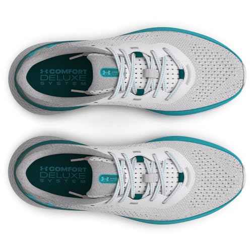 Under Armour Men's HOVR Turbulence 2, (108) Halo Gray/Hydro Teal/Circuit Teal, 13, US
