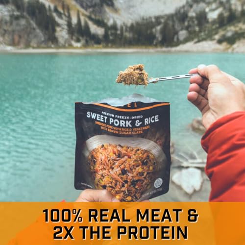 Peak Refuel Sweet Pork and Rice | Freeze Dried Hiking, Backpacking and Camping Meals | Amazing Taste | Real Meat | High-Pr...