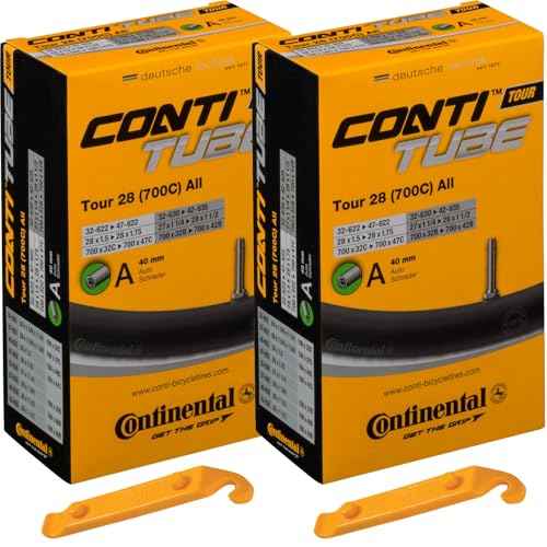 Continental Tour 28 700x32-47 40mm Schrader Valve - 2 Pack w/Levers