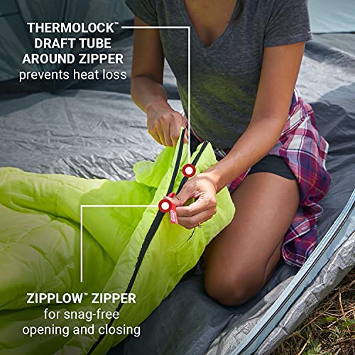 Coleman Kompact Sleeping Bag, Indoor/Outdoor Lightweight Sleeping Bag for Adults, 20°F/30°F/40°F Options for Camping, Hiki...