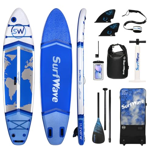 Inflatable Stand Up Paddle Board 11'x34 x6 with Accessories